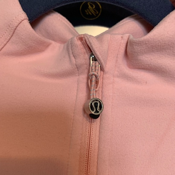 Lululemon Ready to Rulu Half-Zip Pullover, dew pink, size 10 - Picture 7 of 9